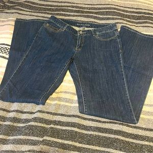 Michael Kors‎ Blue Flare Wide Leg Jeans